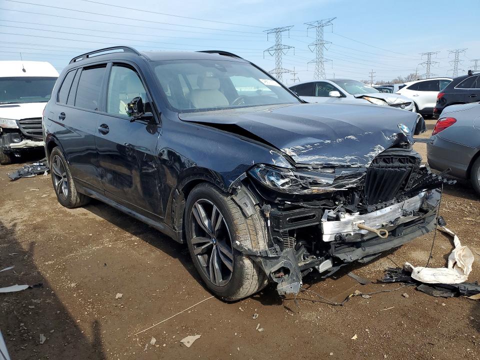 2022 Bmw X7 მანქანა იყიდება აუქციონზე, vin: 5UXCW2C05N9L10679, აუქციონის ნომერი: 48617126