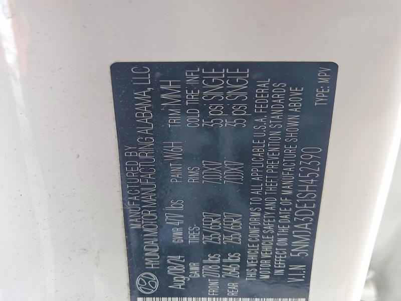 Продажа на аукционе авто 2025 Hyundai Tucson, vin: 5NMJA3DE1SH452390, номер лота: 50447276