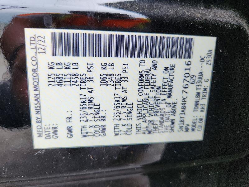 Продажа на аукционе авто 2023 Nissan Rogue, vin: 5N1BT3AB4PC767016, номер лота: 48709946