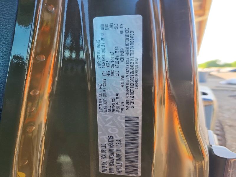 50086756 :رقم المزاد ، 1C4HJXEN6MW544745 vin ، 2021 Jeep Wrangler Unlimited مزاد بيع