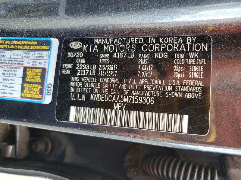 Продажа на аукционе авто 2021 Kia Seltos, vin: KNDEUCAA5M7159306, номер лота: 50339376