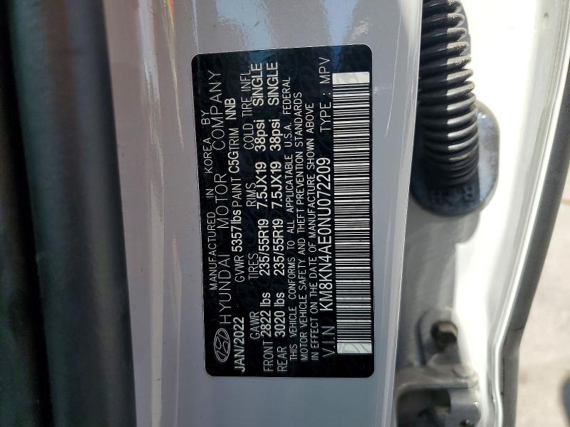 Продаж на аукціоні авто 2022 Hyundai Ioniq 5, vin: KM8KN4AE0NU072209, номер лоту: 49961016
