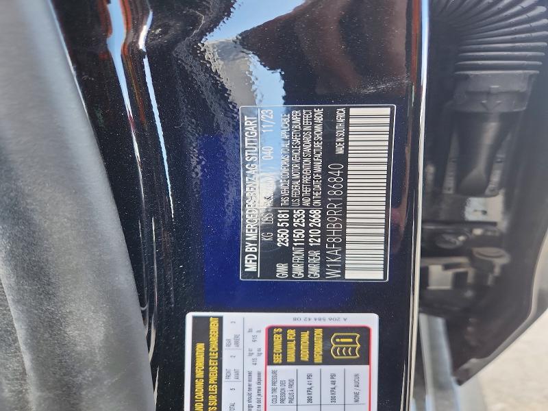 48150816 :رقم المزاد ، W1KAF8HB9RR186840 vin ، 2024 Mercedes-benz C مزاد بيع