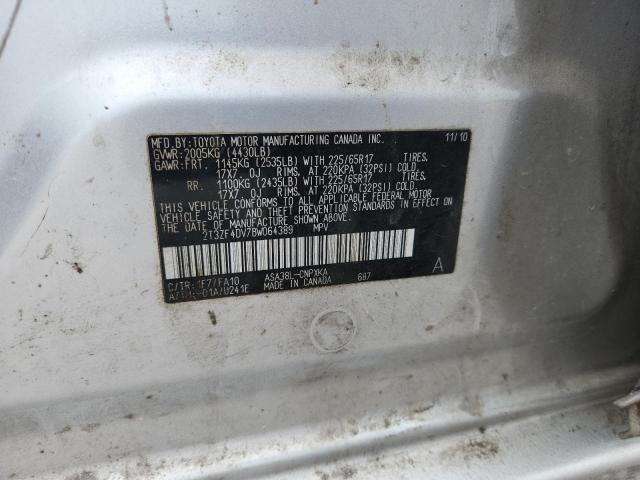 Aukcja sprzedaży 2011 Toyota Rav4, vin: 2T3ZF4DV7BW064389, numer aukcji: 51838646