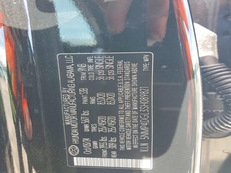 Aukcja sprzedaży 2025 Hyundai Santa Fe, vin: 5NMP4DGL3SH089821, numer aukcji: 50634796