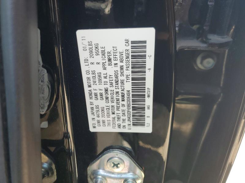Aukcja sprzedaży 2011 Acura Tsx, vin: JH4CU2F69BC006484, numer aukcji: 48715726