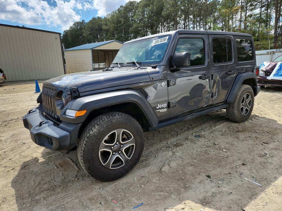 Auction sale of the 2020 Jeep Wrangler Unlimited, vin: 1C4HJXDN2LW339939, lot number: 50478286