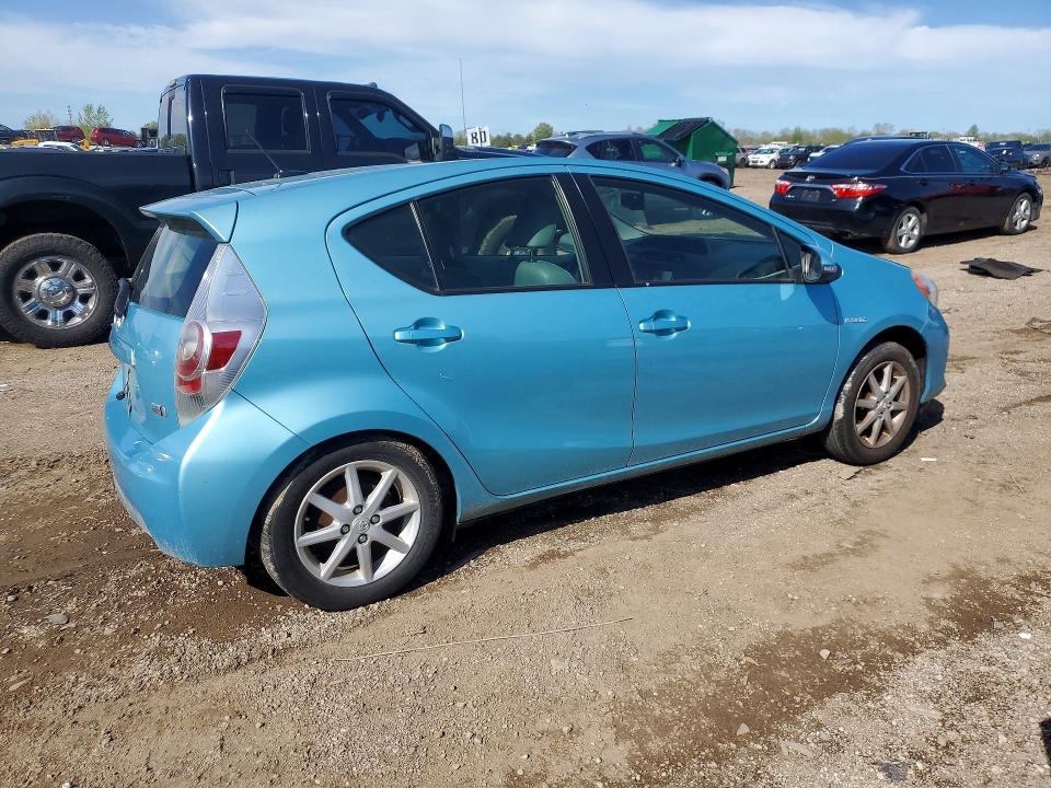 2013 Toyota Prius C მანქანა იყიდება აუქციონზე, vin: JTDKDTB33D1051076, აუქციონის ნომერი: 51489656