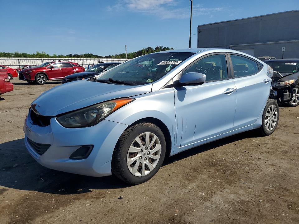 50807166 :رقم المزاد ، KMHDH4AE0CU281110 vin ، 2012 Hyundai Elantra مزاد بيع