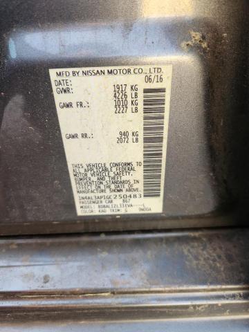 48510416 :رقم المزاد ، 1N4AL3AP1GC250483 vin ، 2016 Nissan Altima مزاد بيع
