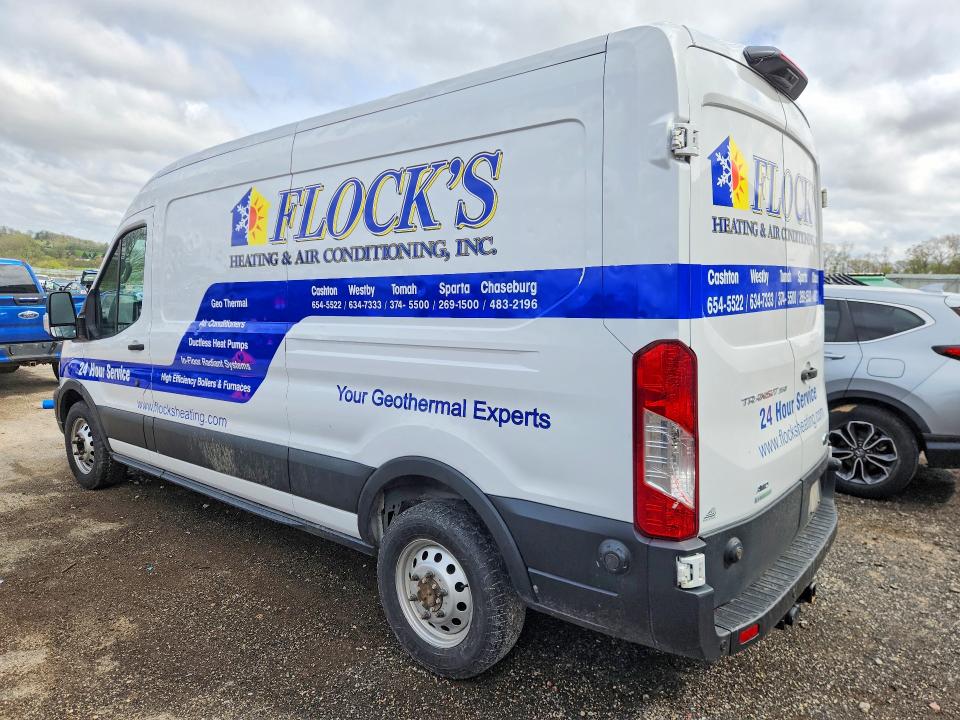 50802066 :رقم المزاد ، 1FTBW2CG1PKA02608 vin ، 2023 Ford Transit مزاد بيع