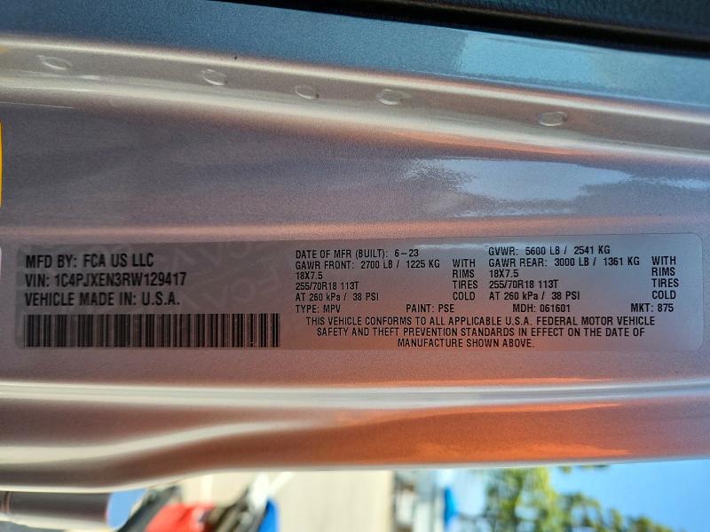 2024 Jeep Wrangler მანქანა იყიდება აუქციონზე, vin: 1C4PJXEN3RW129417, აუქციონის ნომერი: 51533966