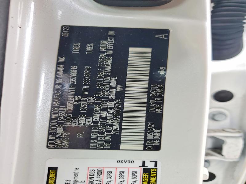 2023 Lexus Rx 350 მანქანა იყიდება აუქციონზე, vin: 2T2BAMBA2PC012424, აუქციონის ნომერი: 50834376