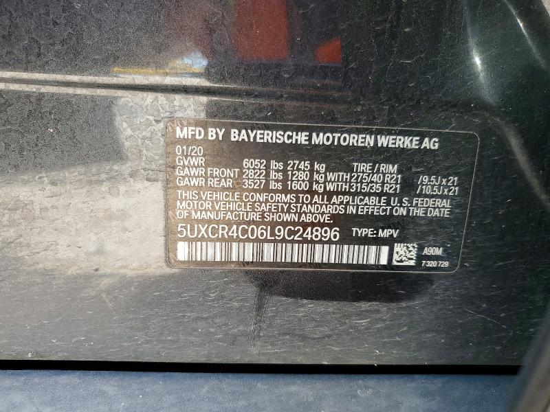 Продаж на аукціоні авто 2020 Bmw X5, vin: 5UXCR4C06L9C24896, номер лоту: 50333626