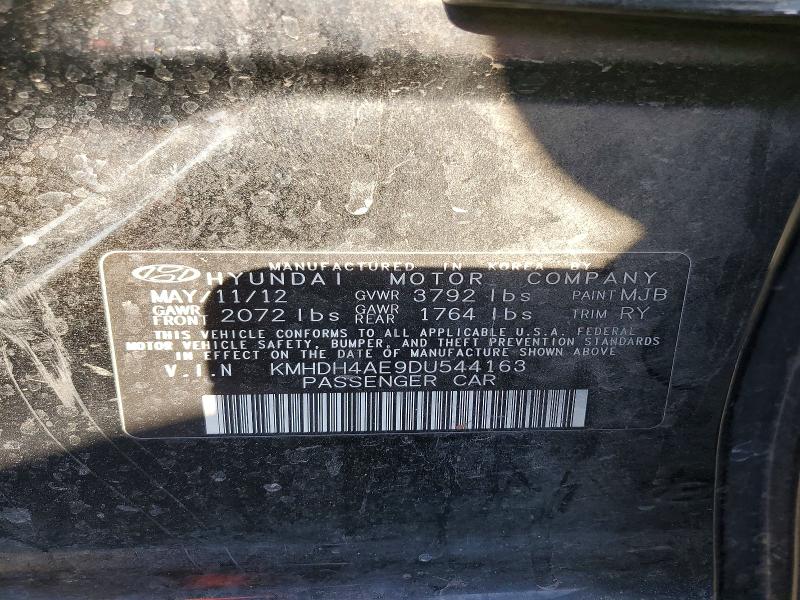 Продаж на аукціоні авто 2013 Hyundai Elantra, vin: KMHDH4AE9DU544163, номер лоту: 48755086