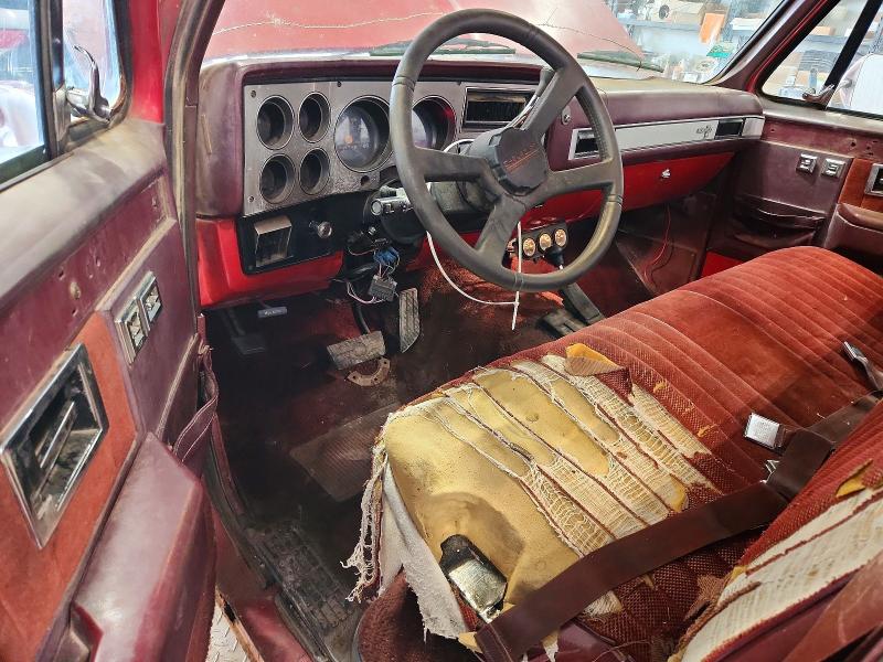 47655546 :رقم المزاد ، 1GCEK14H5FJ107652 vin ، 1985 Chev K10 مزاد بيع