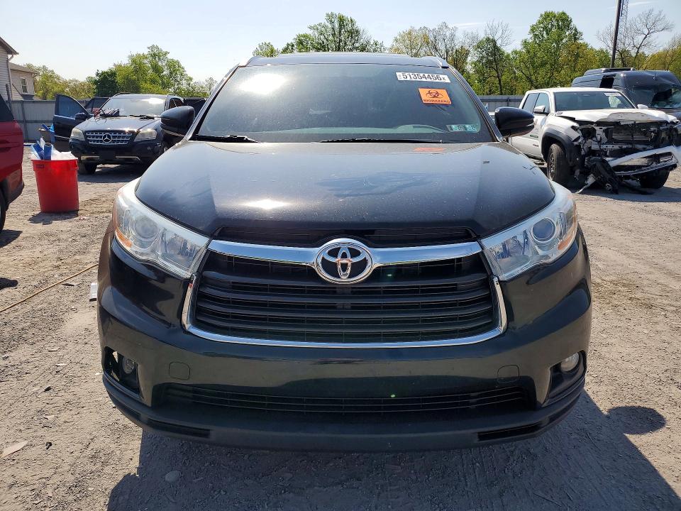 2014 Toyota Highlander მანქანა იყიდება აუქციონზე, vin: 5TDJKRFHXES056399, აუქციონის ნომერი: 51354456