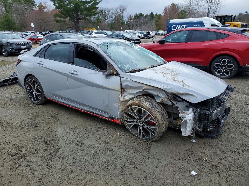 2023 Hyundai Elantra N მანქანა იყიდება აუქციონზე, vin: KMHLW4AK8PU018828, აუქციონის ნომერი: 48795946