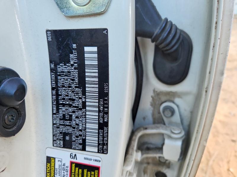 2009 Toyota Venza მანქანა იყიდება აუქციონზე, vin: 4T3ZE11A49U011436, აუქციონის ნომერი: 49383986