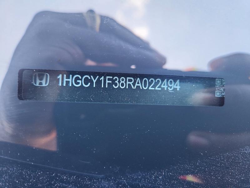 49253836 :رقم المزاد ، 1HGCY1F38RA022494 vin ، 2024 Honda Accord مزاد بيع