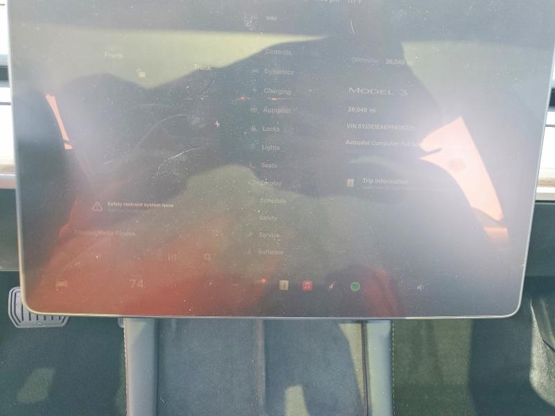 49000286 :رقم المزاد ، 5YJ3E1EA6PF456330 vin ، 2023 Tesla Model 3 مزاد بيع