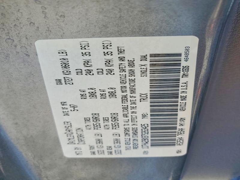 51112586 :رقم المزاد ، 1D7HW28K87S263425 vin ، 2007 Dodge Dakota مزاد بيع