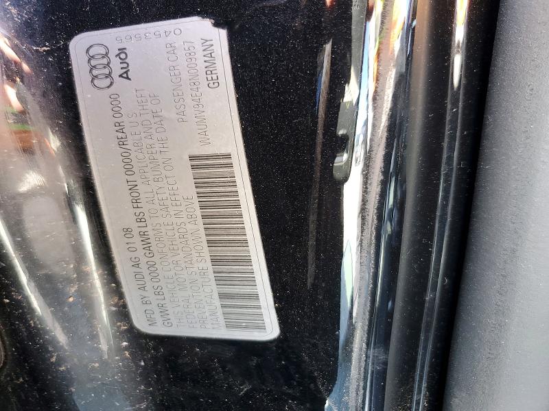 Продаж на аукціоні авто 2008 Audi A8, vin: WAUMV94E48N009857, номер лоту: 50073236