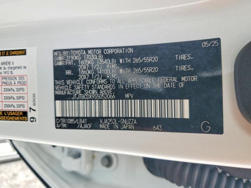 Продажа на аукционе авто 2025 Lexus Gx 550, vin: JTJTBCDX9S5052066, номер лота: 49635576