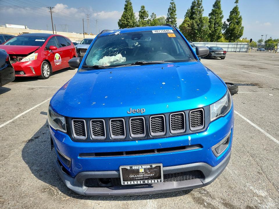 Aukcja sprzedaży 2021 Jeep Compass, vin: 3C4NJCEB5MT564184, numer aukcji: 48715846