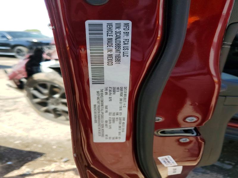 50519836 :رقم المزاد ، 3C4NJDBB5NT165951 vin ، 2022 Jeep Compass مزاد بيع