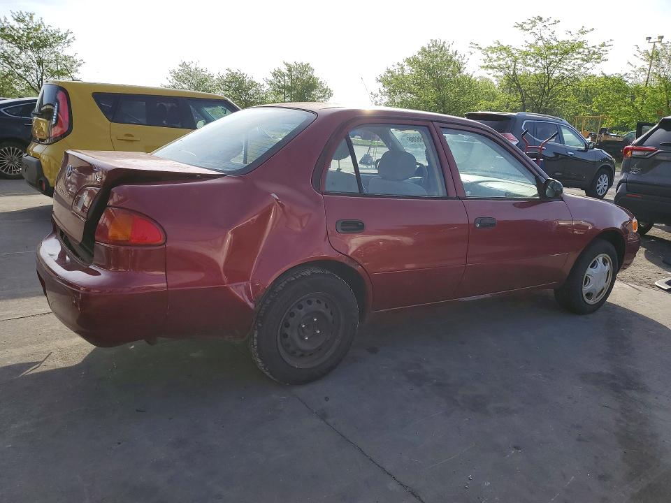 1999 Toyota Corolla მანქანა იყიდება აუქციონზე, vin: 2T1BR12E4XC242349, აუქციონის ნომერი: 49886356