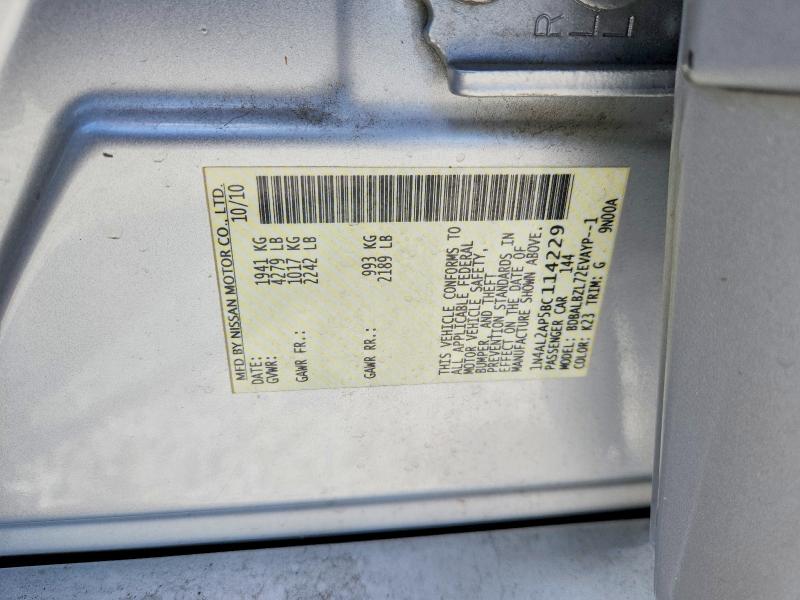 2011 Nissan Altima მანქანა იყიდება აუქციონზე, vin: 1N4AL2AP5BC114229, აუქციონის ნომერი: 51605996
