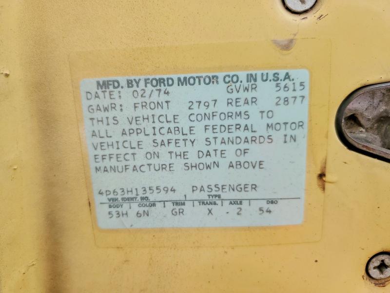 Aukcja sprzedaży 1973 Ford Ltd, vin: 3G63S222582, numer aukcji: 51255066