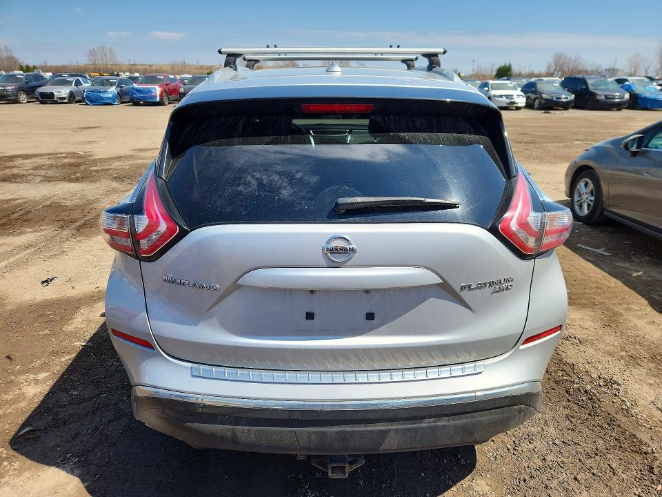 2015 Nissan Murano მანქანა იყიდება აუქციონზე, vin: 5N1AZ2MH8FN233508, აუქციონის ნომერი: 50665016
