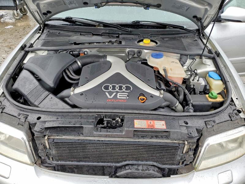 2000 Audi S4 მანქანა იყიდება აუქციონზე, vin: WAUDD68D6YA033121, აუქციონის ნომერი: 48350466