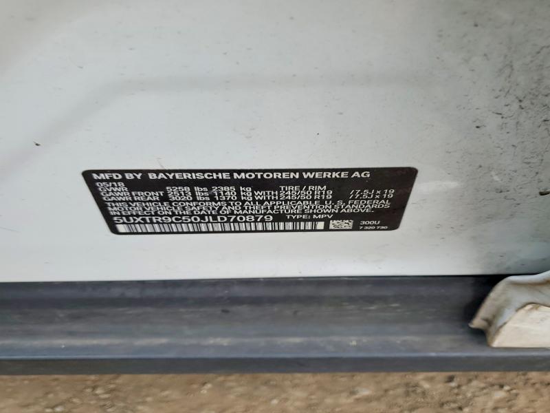 2018 Bmw X3 მანქანა იყიდება აუქციონზე, vin: 5UXTR9C50JLD70879, აუქციონის ნომერი: 51478016