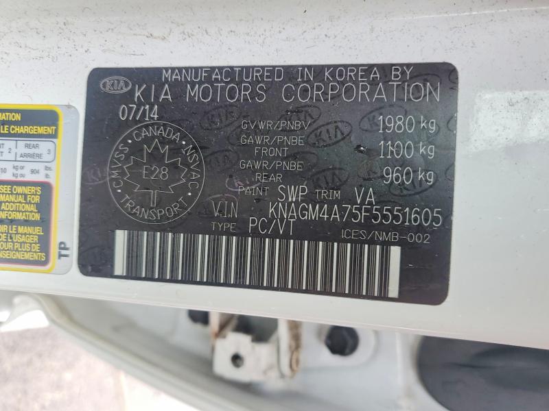 Продаж на аукціоні авто 2015 Kia Optima, vin: KNAGM4A75F5551605, номер лоту: 49576446