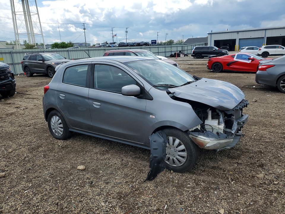 2019 Mitsubishi Mirage მანქანა იყიდება აუქციონზე, vin: ML32A3HJ3KH013689, აუქციონის ნომერი: 50430896
