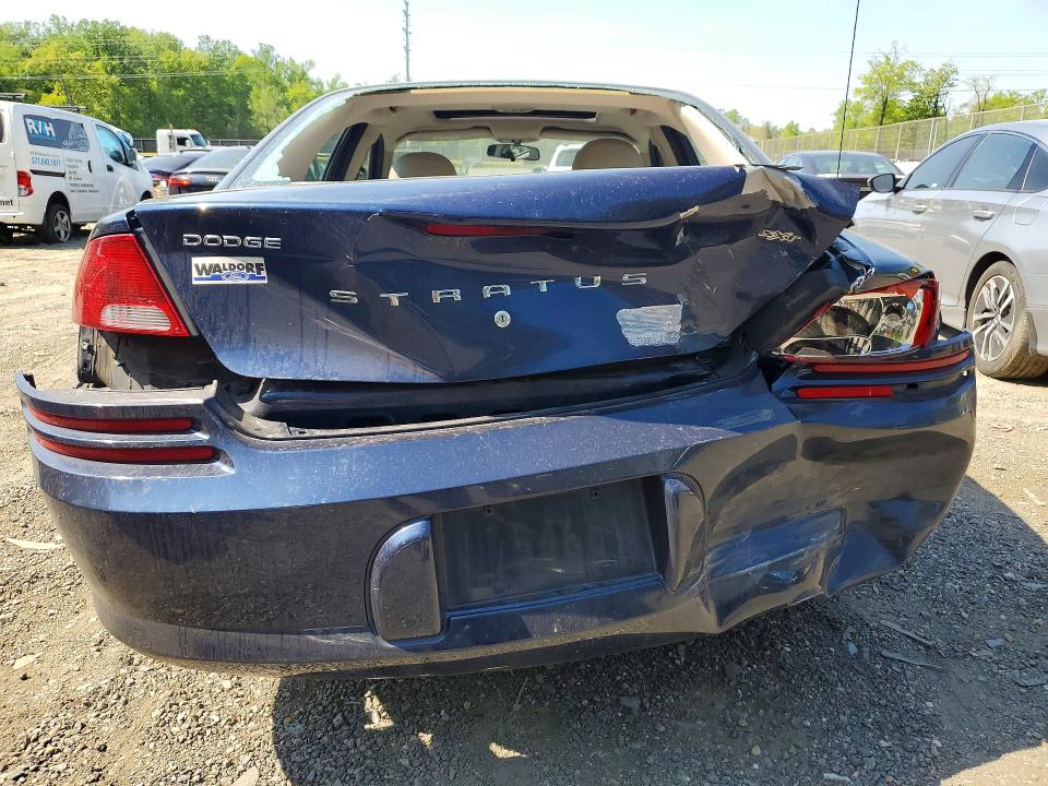 51008616 :رقم المزاد ، 1B3EL46X86N158219 vin ، 2006 Dodge Stratus مزاد بيع