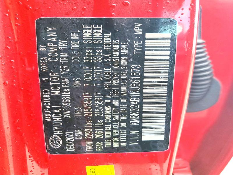 Aukcja sprzedaży 2022 Hyundai Kona, vin: KM8K32AB1NU861873, numer aukcji: 49544816