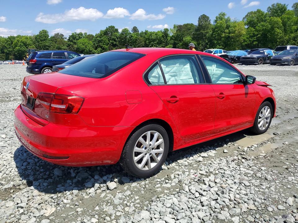 52029076 :رقم المزاد ، 3VWD17AJ7FM315945 vin ، 2015 Volkswagen Jetta مزاد بيع