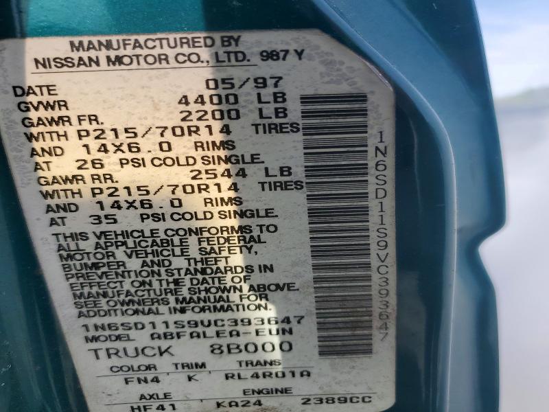 Продаж на аукціоні авто 1997 Nissan Truck, vin: 1N6SD11S9VC393647, номер лоту: 50997246