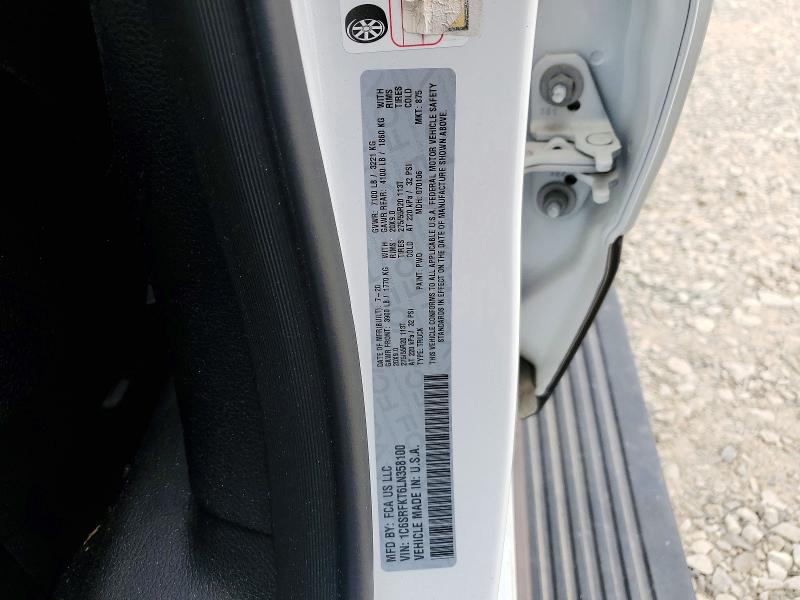 Продаж на аукціоні авто 2020 Ram 1500, vin: 1C6SRFKT6LN358100, номер лоту: 51179266
