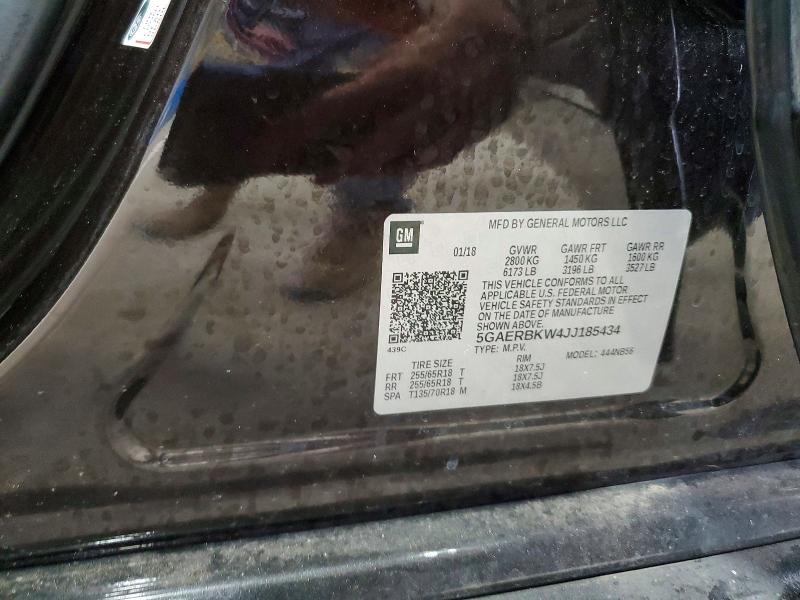 Aukcja sprzedaży 2018 Buick Enclave, vin: 5GAERBKW4JJ185434, numer aukcji: 48699336