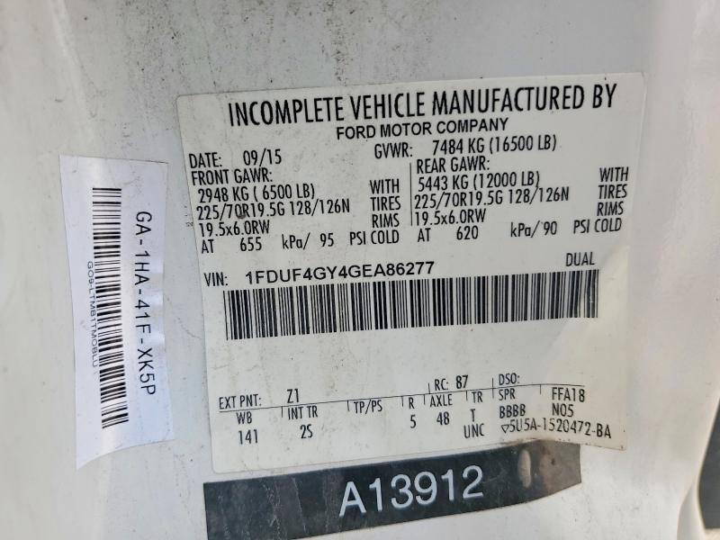 Продажа на аукционе авто 2016 Ford F450, vin: 1FDUF4GY4GEA86277, номер лота: 49452666