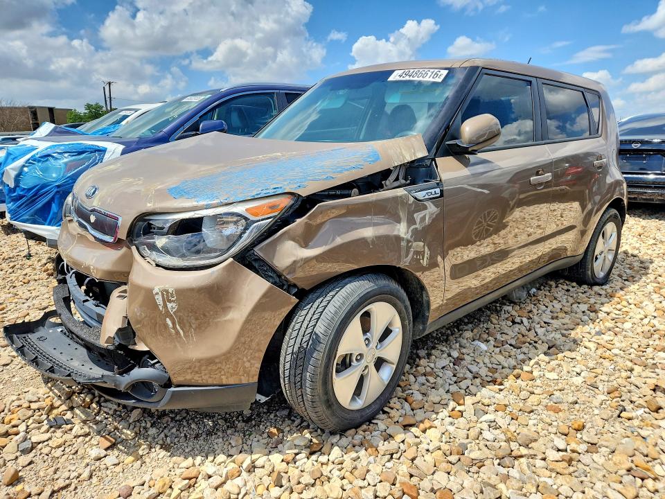 2015 Kia Soul მანქანა იყიდება აუქციონზე, vin: KNDJN2A26F7152754, აუქციონის ნომერი: 49486616