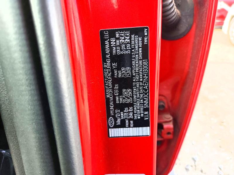 Продажа на аукционе авто 2022 Hyundai Tucson, vin: 5NMJCCAE7NH130081, номер лота: 50293526