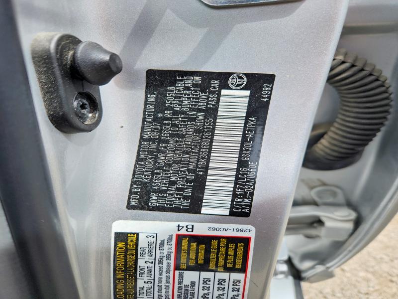 Aukcja sprzedaży 2008 Toyota Avalon, vin: 4T1BK36B68U261355, numer aukcji: 51037526