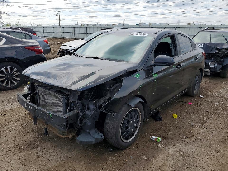 2021 Hyundai Accent მანქანა იყიდება აუქციონზე, vin: 3KPC24A62ME131638, აუქციონის ნომერი: 50753486