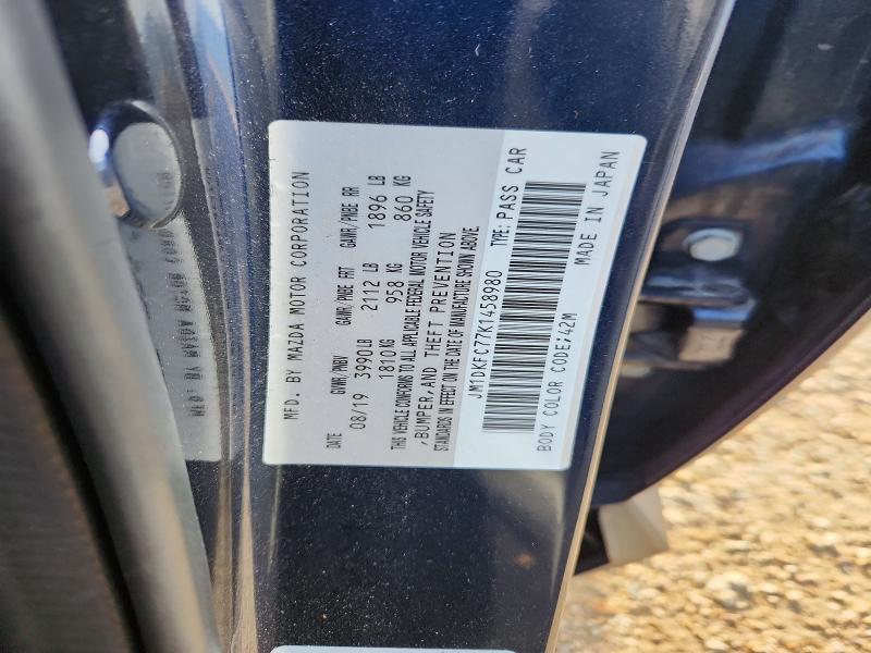 51075926 :رقم المزاد ، JM1DKFC77K1458980 vin ، 2019 Mazda Cx-3 مزاد بيع